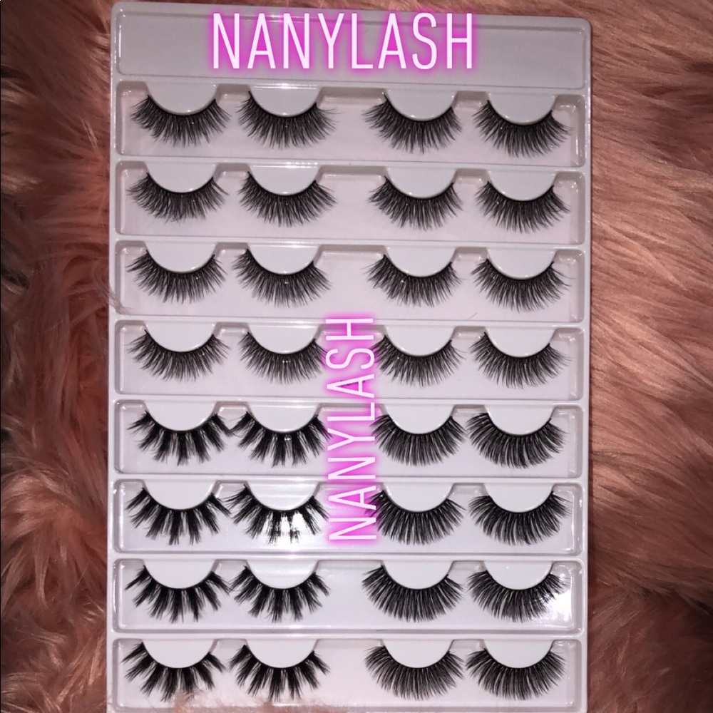 🔥🔥16 Pair Faux Wispy Mink Lashes LashBook 🔥🔥